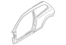 BODY SIDE, L.H. 31276010 VOLVO