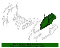 BODY SIDE 31276011 VOLVO