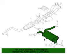 SILENCER 31355821 VOLVO