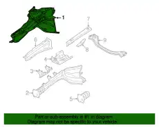 WHEEL HOUSING 31301024 VOLVO