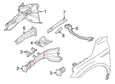 WHEEL HOUSING 31301024 VOLVO