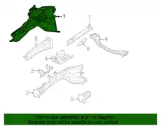 WHEEL HOUSING 31333741 VOLVO