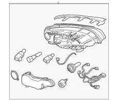 HEADLAMP 31323070 VOLVO