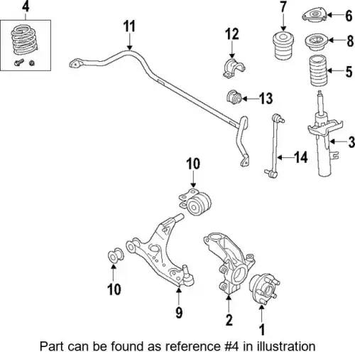 FRONT SPRING 31323206 VOLVO
