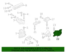 ENGINE PAD 31339948 VOLVO