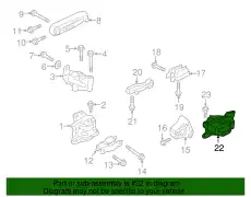ENGINE PAD 31339949 VOLVO