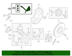 BRAKE HOSE 31362778 VOLVO