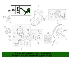 BRAKE HOSE 32221999 VOLVO