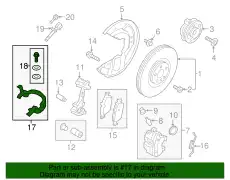 BRAKE HOSE 31400442 VOLVO