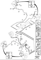 BRAKE HOSE 31678085 VOLVO