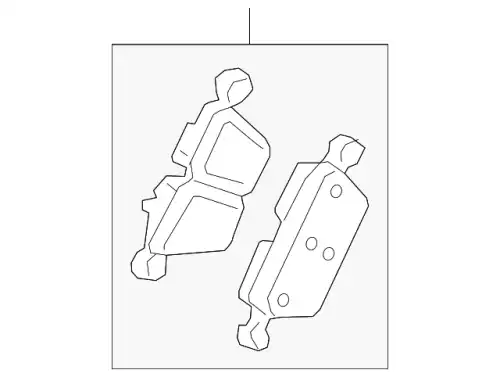 BRAKE PAD KIT 31423654 VOLVO