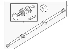 PROPELLER SHAFT 31437119 VOLVO