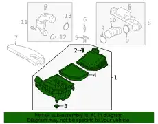 AIR FILTER 31460152 VOLVO