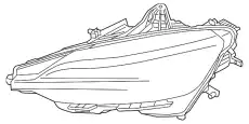 HEADLAMP 31698116 VOLVO