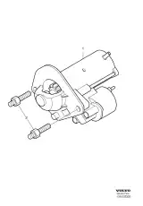STARTER MOTOR, EXC 36013581 VOLVO