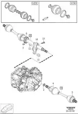 AXLE SHAFT, EXCH 36010140 VOLVO