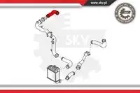 ПАТРУБОК ИНТЕРКУЛЕРА AUDI SKODA VW 24SKV010