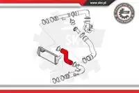 Патрубок интеркулера VW 24SKV064 SKV