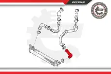 Патрубок интеркулера SEAT VW 24SKV188 SKV