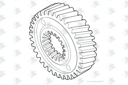 Шестерня КПП EURORICAMBI 88530049