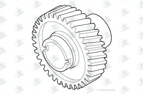 Шестерня КПП EURORICAMBI 88530035