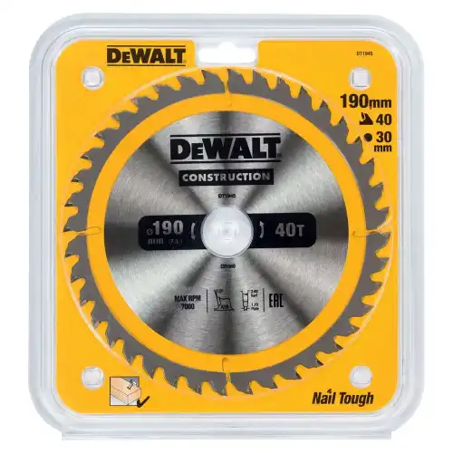 Пильный диск Construction DeWalt DT 1945 DT1945-QZ