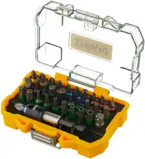 DT7969-QZ Набор бит, 32шт: Pz1, Pz2(2x), Pz3, Ph1, Ph2(2x), Ph3, Sl 3.0, Sl 4,0 . Si5.0, S DEWALT