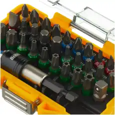 DT7969-QZ Набор бит, 32шт: Pz1, Pz2(2x), Pz3, Ph1, Ph2(2x), Ph3, Sl 3.0, Sl 4,0 . Si5.0, S DEWALT