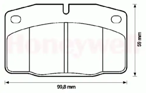 КОЛОДКИ ДИСКОВЫЕ (BENDIX) (10127030/0605 571276B