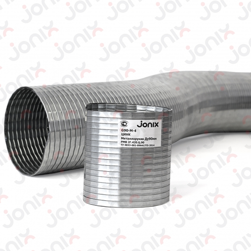 Гофра глушителя JONIX E90M L= d=