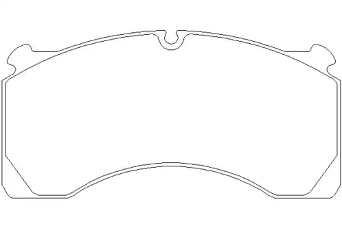 Тормозные колодки дисковые DON CVP024K