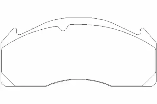 Тормозные колодки дисковые DON CVP037K