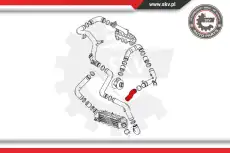Патрубок интеркулера SEAT VW 24SKV085 SKV