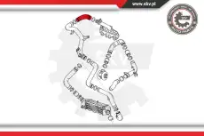 Патрубок интеркулера SEAT VW 24SKV086 SKV