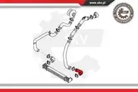 Патрубок интеркулера SEAT VW 24SKV103 SKV