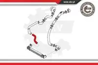 Патрубок интеркулера SEAT VW 24SKV104 SKV