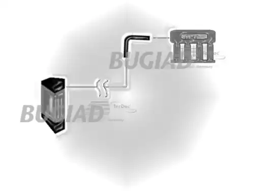 Патрубок интеркулера SEAT SKODA VW 87632 BUGIAD