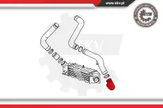 Патрубок интеркулера SEAT VW 24SKV705 SKV