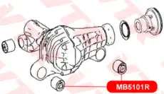 Сайлентблок опоры дифференциала MB5101R VTR