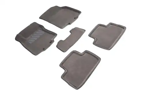 Коврики в салон SEINTEX 88890 Nissan Qashqai 2016-н.в. 5 шт., серый
