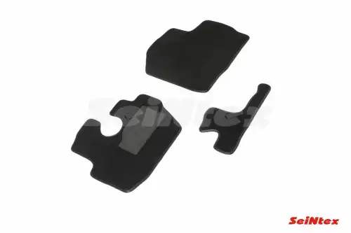 Коврики в салон SEINTEX 89614 Hyundai Porter 2008-н.в. 3 шт., черный
