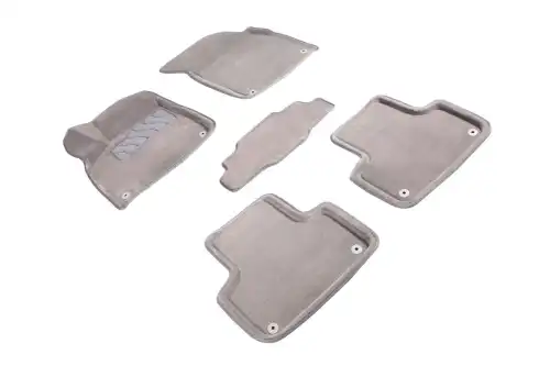 Коврики в салон SEINTEX 89591 Audi Q7 2015-2019 5 шт., серый