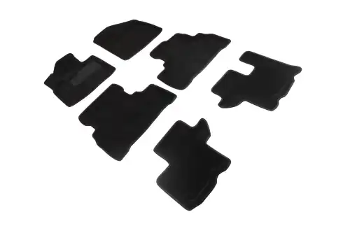 Коврики в салон SEINTEX 89667 Kia Sorento Prime 2015-2020 6 шт., черный