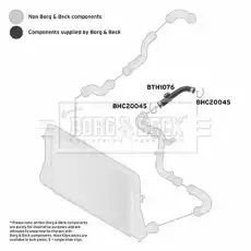 Патрубок интеркулера AUDI VW BTH1076 FIRST