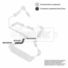 Патрубок интеркулера VW BTH1087 FIRST
