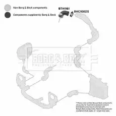 Патрубок интеркулера AUDI SKODA VW BTH1161 FIRST