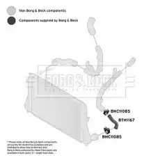 Патрубок интеркулера AUDI SEAT SKODA VW BTH1167 FIRST