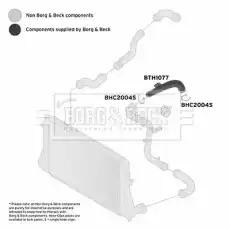 Патрубок интеркулера SEAT SKODA VW BTH1077 FIRST