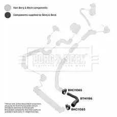 Патрубок интеркулера SEAT VW BTH1186 FIRST