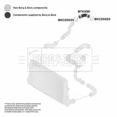 Патрубок интеркулера AUDI SEAT VW BTH1081 FIRST